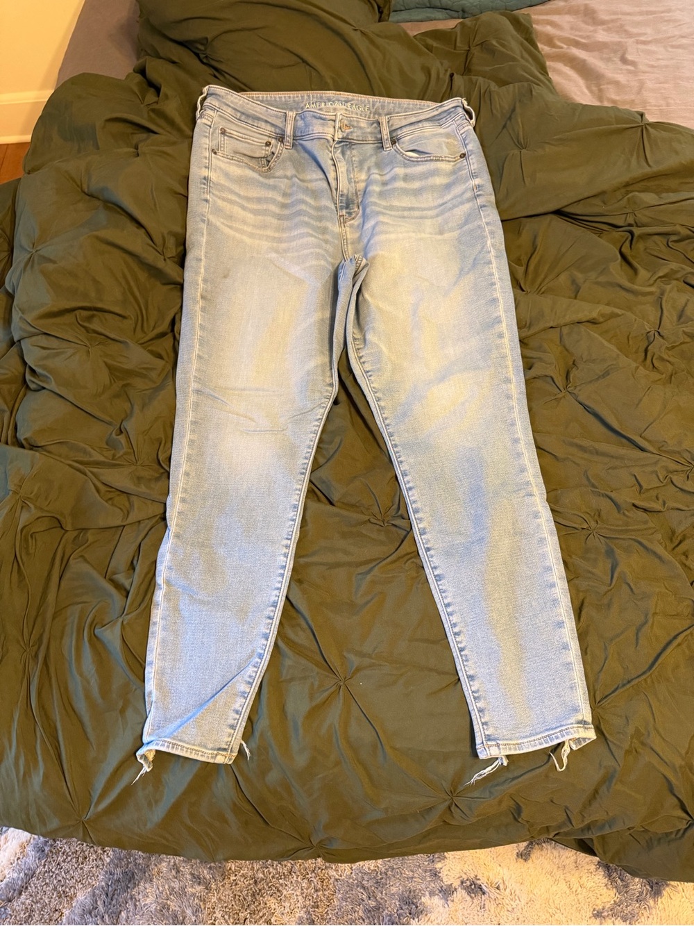 American Eagle Outfitters Light Blue Women’s Soft Knit Jeggings